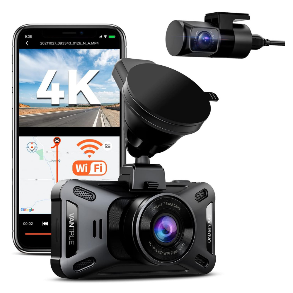 Loop-recording-Dash-cam-VanTrue-X4S-Duo Loop recording Dash cam VanTrue X4S Duo